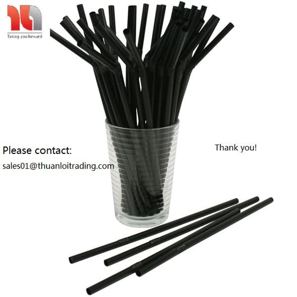 Best Prices for Flexible Straws Black _ Vietnam Factory_